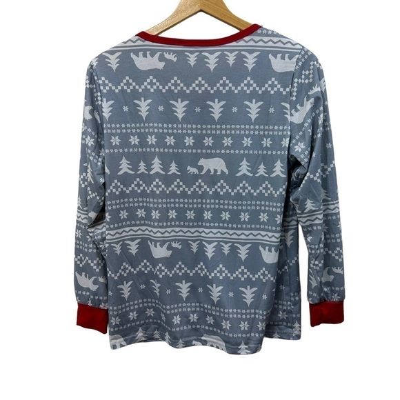 PatPat Bear Christmas Holiday Cozy Pajamas, size Medium - Picture 3 of 6